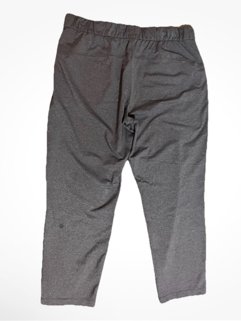 Lululemon On The Fly Pant Heathered Gray Size 14 Inseam 27” - Picture 6 of 7